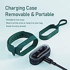 Навушники Bluetooth Remax TWS-15 в кейсі, з ремінцем, чорні, фото 4