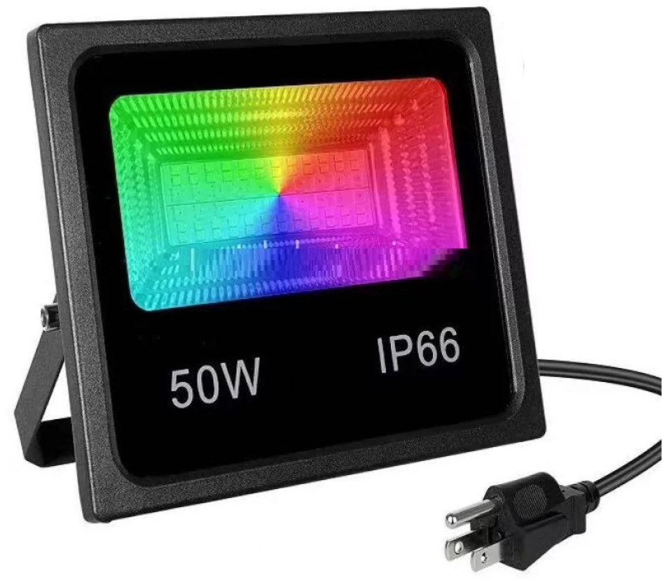 Прожектор Smart LED 7982 50 W IP66 RGB Bluetooth, з застосунком, фото 1