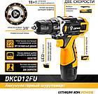Шуруповерт акумуляторний DEKO DKCD12FU-Li, фото 4