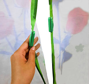 Сітка антимоскітна дверна на магнітах, зелена