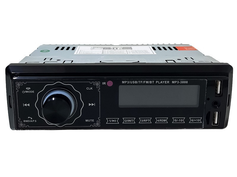 Автомагнітола MP3-3888 ISO, 1DIN з сенсорним дисплеєм
