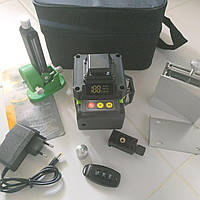 АКЦІЯ* !4D! ЗЕЛЕНИЙ ПРОМІНЬ + ПУЛЬТ! Лазерний рівень Hilda 4D 16 ліній