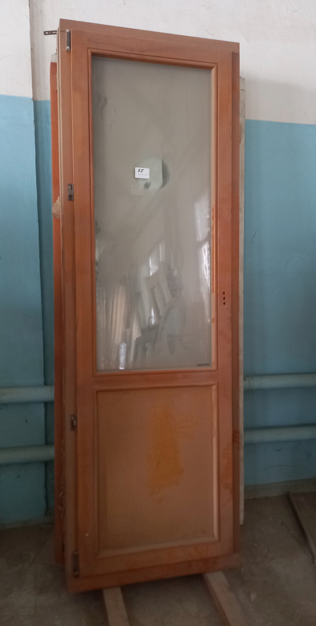 Б/В Двері дерев'яні віконного типу 720х2170, фото 1