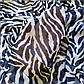 Сітка стрейч для нижньої білизни з принтом ЗЕБРА / колір БІЛИЙ + ЧОРНИЙ / ціна вказана за 0,5 метра, фото 2