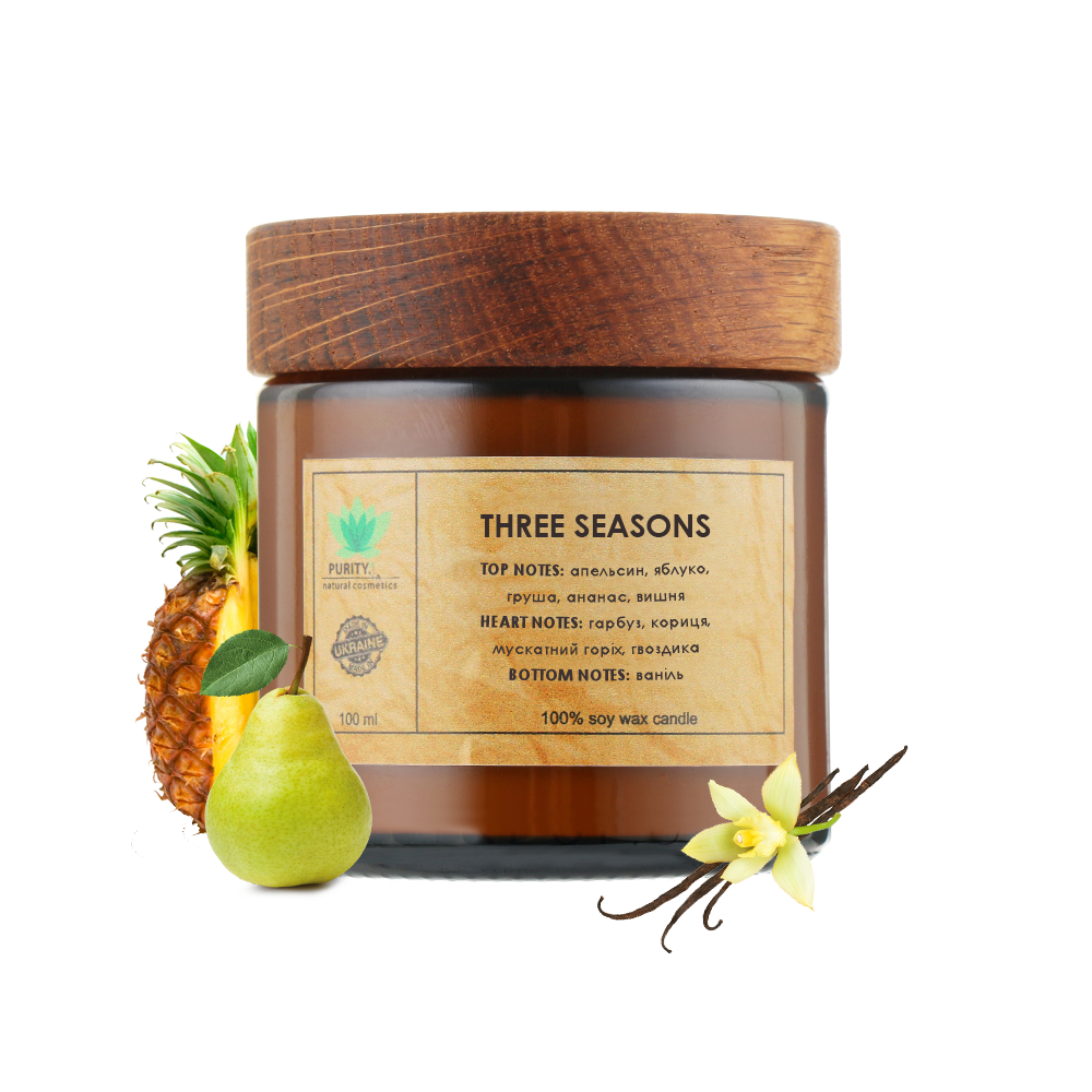 Аромасвічка Purity Three seasons 100 грам