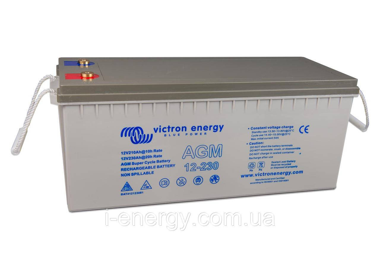 Акумулятор 12V/230Ah AGM Super Cycle Battery (M8) BAT412123081 Victron Energy 12В 230Ач
