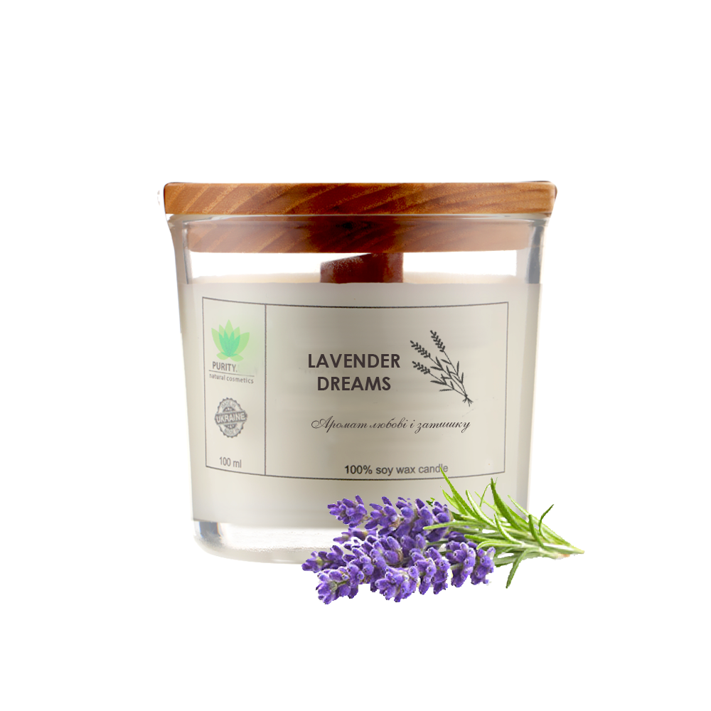 Аромасвічка Purity Lavender Dreams 60 грам