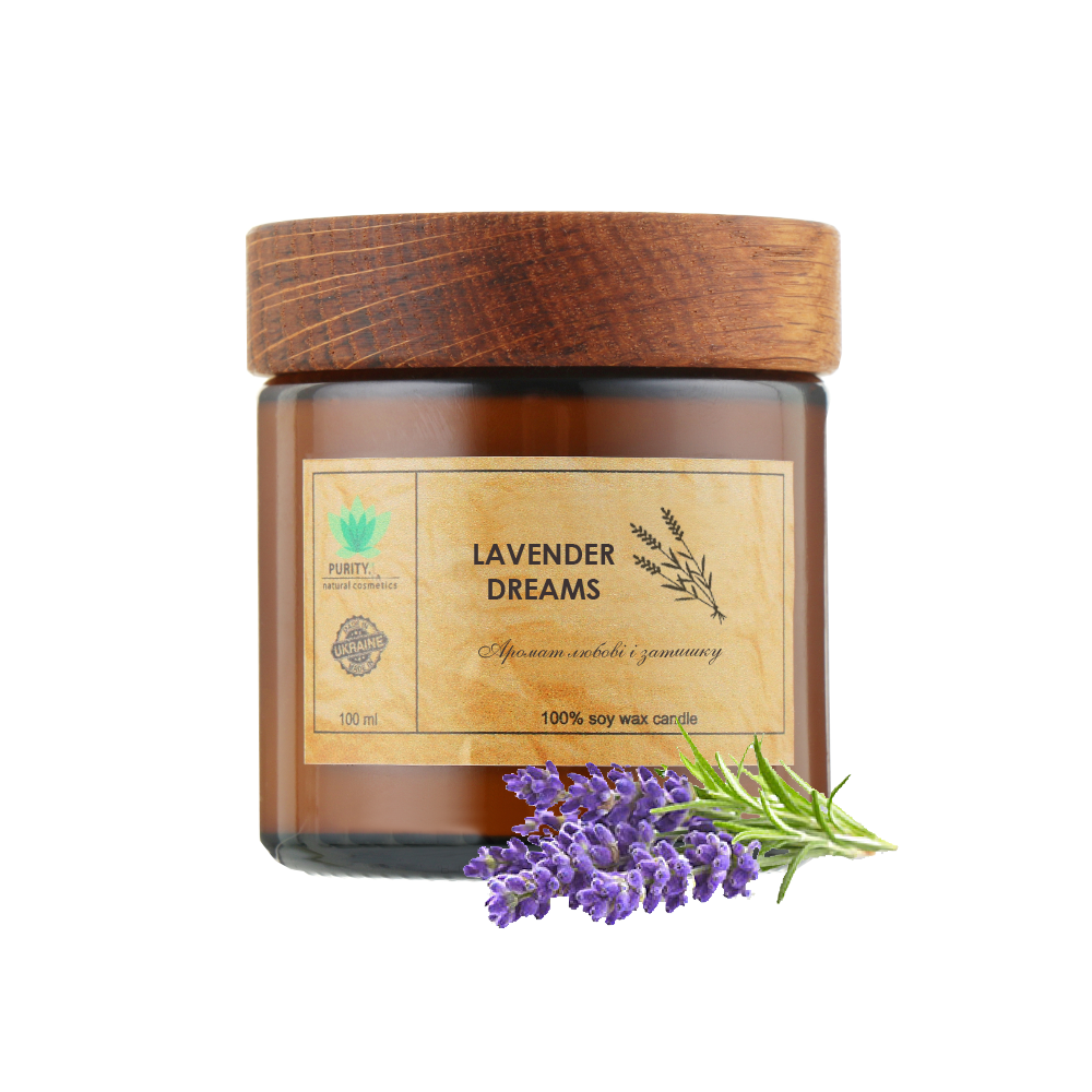 Аромасвічка Purity Lavender Dreams 100 грам
