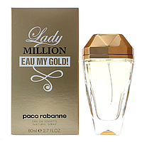 Paco Rabanne Lady Million Eau My Gold Туалетная вода 80 ml (Пакорабане Женская парфюмерия Paco Rabanne Paco)