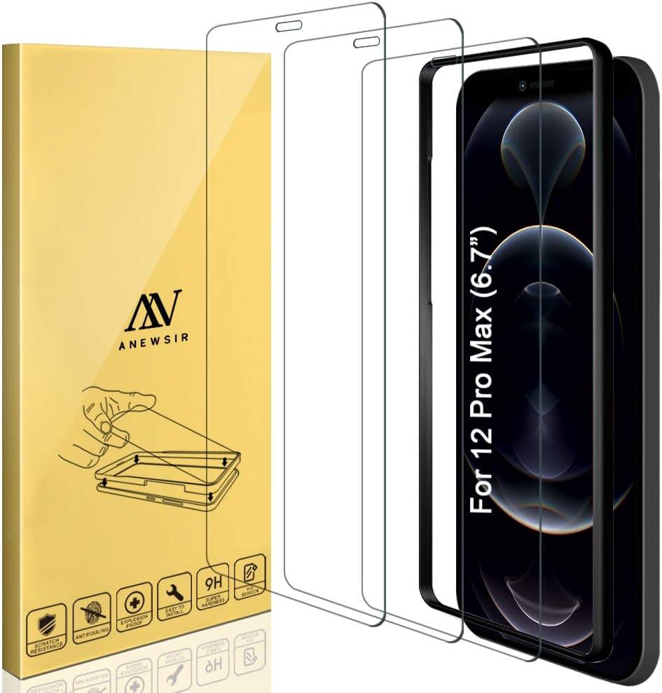 Захисна плівка для екрана із загартованого скла в пакованні 3 шт ANEWSIR Iphone 12 pro max