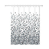 Дизайнерская качественная водонепроницаемая шторка для ванной и душа Bathlux 180 x 180 см. Белая в ромбик