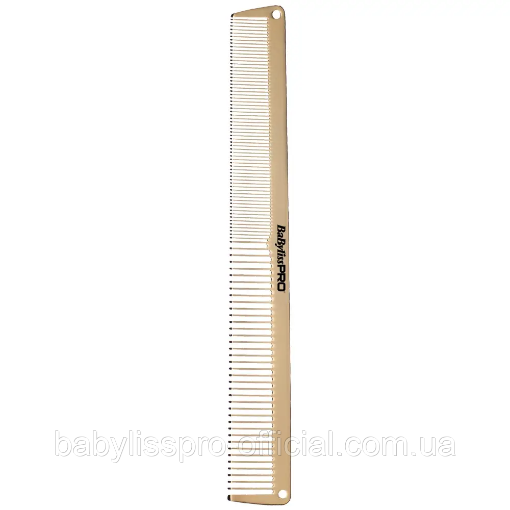 Гребінець для волосся BaByliss PRO Gold Metal Comb M3842E