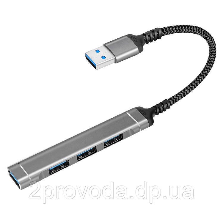USB-хаб концентратор розгалужувач на 4 порти USB 2.0 та USB 3.0