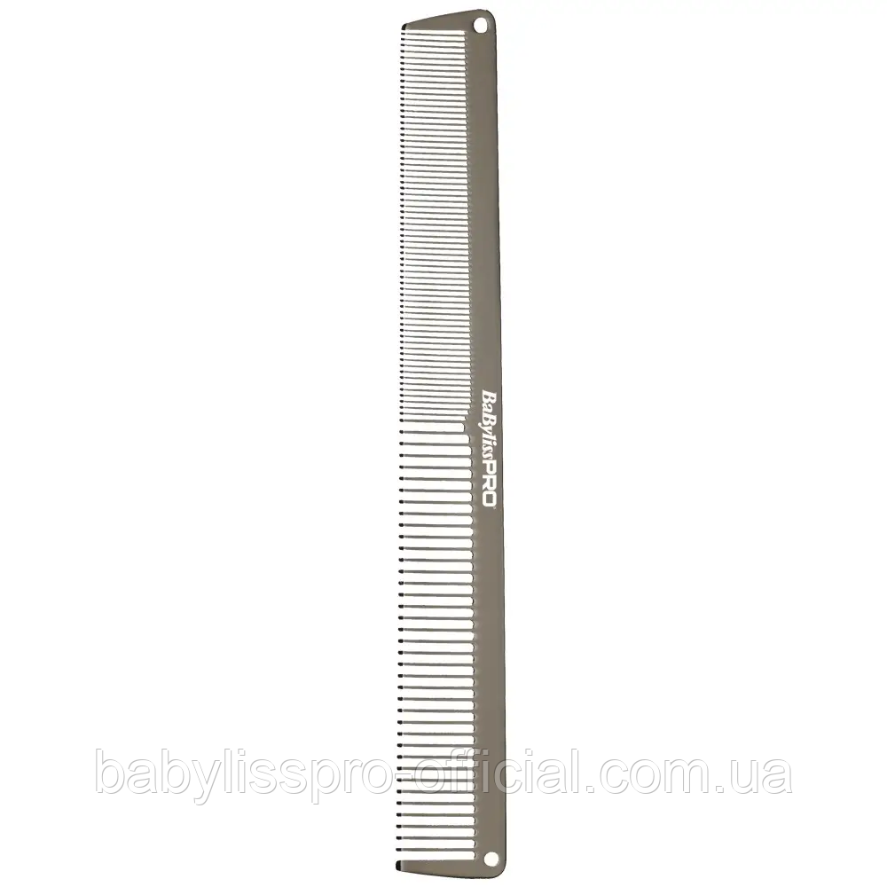 Гребінець для волосся BaByliss PRO Gunsteel Metal Comb M3843E
