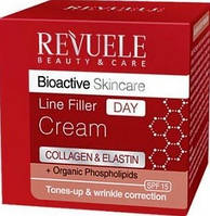 Крем филлер дневной REVUELE Bio Active 3D Skin Care с коллагеном и эластином 50 мл