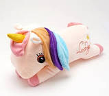 Плед іграшка єдиноріг і подушка 3в1, фото 3