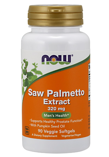 NOW Foods Saw Palmetto Extract 320 mg 90 Softgels - фото 1 - id-p1693106623