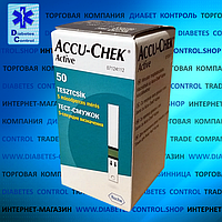 Тест-смужки для глюкометра Accu-Chek Active / Акку-Чек Актів 50 шт.