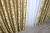 Щільна тканина жакард "Вензель". Колір золотистий. Код 091ш, фото 9