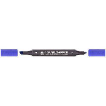 Скетч маркер STA 3202 двосторонній 0,7 мм, 1-7мм_синий кобальт (STA3202-71)