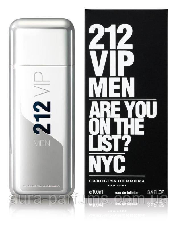 Чоловічі парфуми Carolina Herrera 212 VIP Men Туалетна вода 100 ml/мл