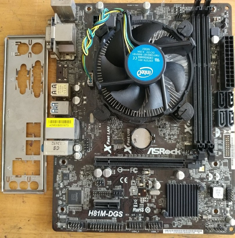 ПОТУЖНИЙ ІГРОВИЙ Комплект 4 ЯДРА s1150 — INTEL CORE i7-4790 (4 ЯДРА,8 ПОТОКІВ по 3,6-4.0 GHZ)+ Плата ASRock
