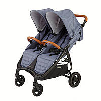 Прогулянкова коляска для двійні Valco Baby Snap Duo Trend Denim