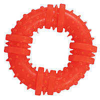 Игрушка для собак кольцо с шипами 9 см Agility оранжевое