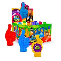 Гр В'язка маса "LIKE Bubble Slime" LBS-01-01U УКР. (1) ЦІНА ЗА 12 ШТУК У БЛОЦІ, "Danko Toys"