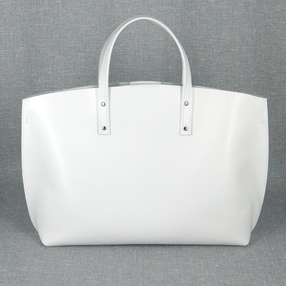 Сумка шопер з натуральної шкіри "Capri" 65 BagTur Колір Білий 01650902, фото 1