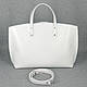 Сумка шопер з натуральної шкіри "Capri" 65 BagTur Колір Білий 01650902, фото 3