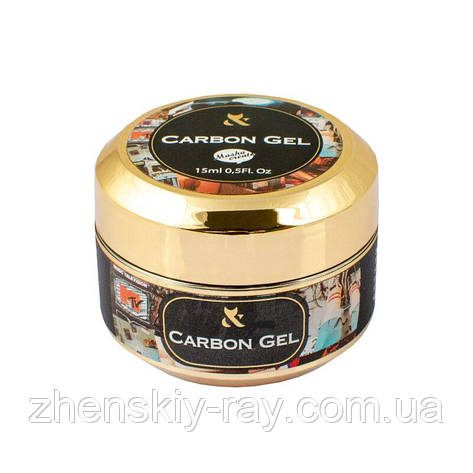 Гель для ремонту нігтьової пластини F.O.X. Carbon gel masha create, 15 мл, фото 1