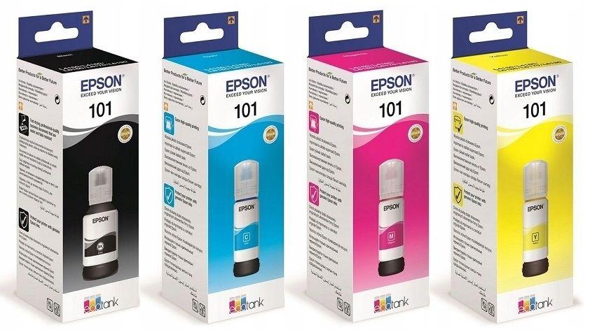 Чорнила EPSON L4xxx/L6xxx SET101 BK/C/M/Y