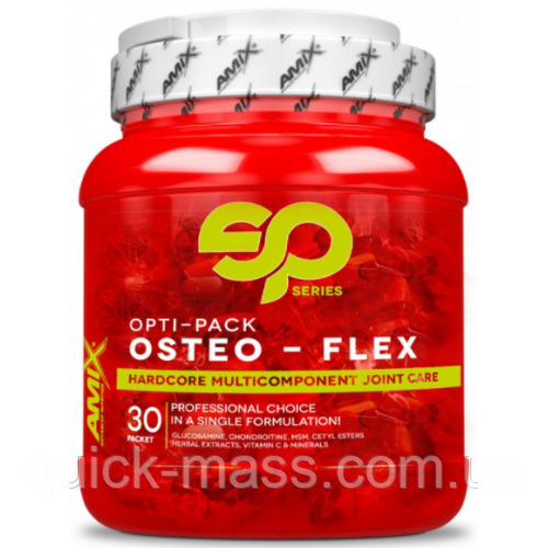 Комплекс для суглобів та зв'язок хондропротектор Amix Opti-Pack Osteo Flex - 30 пак