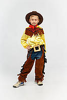 Дитячий карнавальний костюм для хлопчика «Ковбой» 115-125 см, коричневий