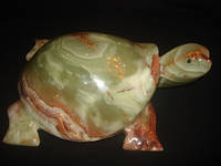Черепаха з натурального каменю Онікс