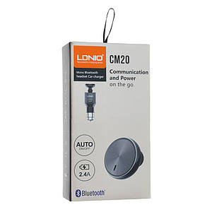 Автомобільний зарядний пристрій Ldnio CM-20 Wireless,  Black