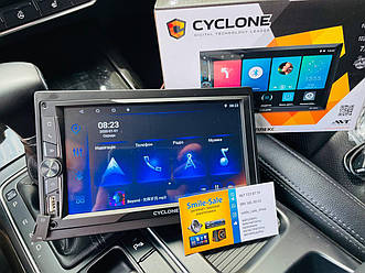 Автомагнітола 2 DIN Cyclone MP-7084A GPS, WiFi, Bluetooth Android 10 1/16Gb NEW 2022