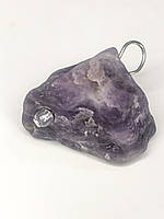 Підвіска з необробленого аметисту