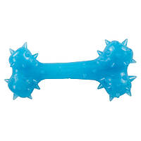 Игрушка для собак литая кость 8 см Agility голубая