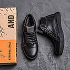 Чоловічі зимові шкіряні черевики Leather New Beat, фото 7