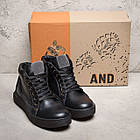Чоловічі зимові шкіряні черевики Leather New Beat, фото 9