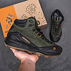 Чоловічі зимові шкіряні черевики MERRELL Green, фото 9