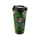 Стакан для кави з кришкою (9,5*17 см) 0,65 л. АР-9220, TITIZ Plastik, Туреччина, фото 3