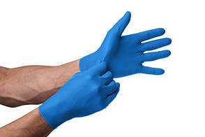 Міцні нітрилові рукавички POWERGRIP BLUE (GOGRIP), фото 2