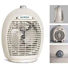 Тепловентилятор обігрівач KUMTEL LX-6331 FAN HEATER, фото 5