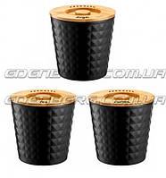 Набір бляшаних банок для сипких продуктів 3 шт. Edenberg EB-146 Набір ємностей для сипких продуктів 1400 мл