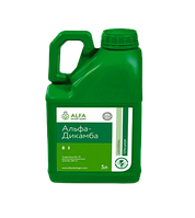 Гербицид АЛЬФА ДИКАМБА (д.р.:дикамба 480 г/л.), тара - 5л. ALFA Smart Agro