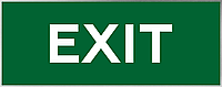 Металлическая табличка "Exit", 26см*12см