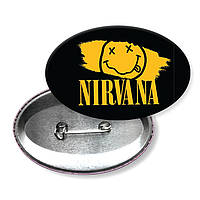 Нірвана. Nirvana. Рок група. Значок